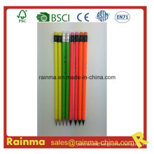 Neon Barrel Color Pencil in Black Wood